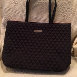 Ralph Lauren Black Quilted Tote